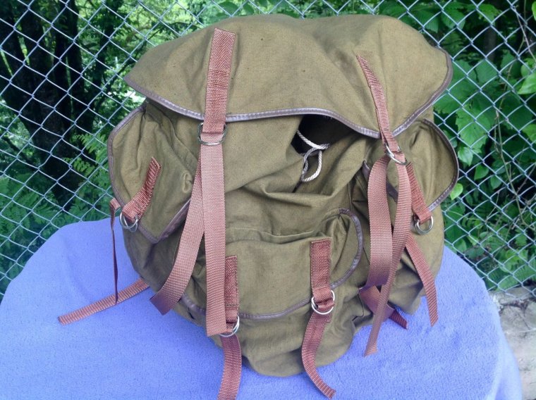 Рюкзак походный СССР брезентовый
