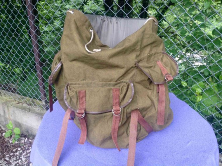 Рюкзак походный СССР брезентовый