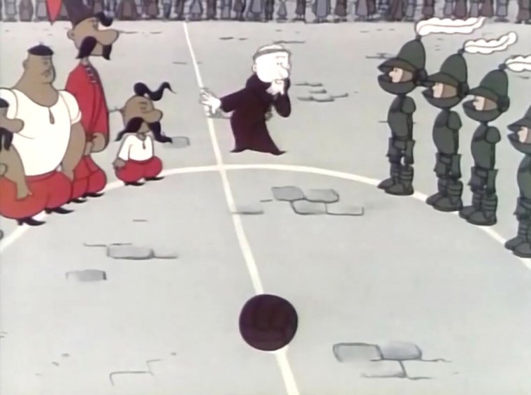 Мультфильм казаки футбол