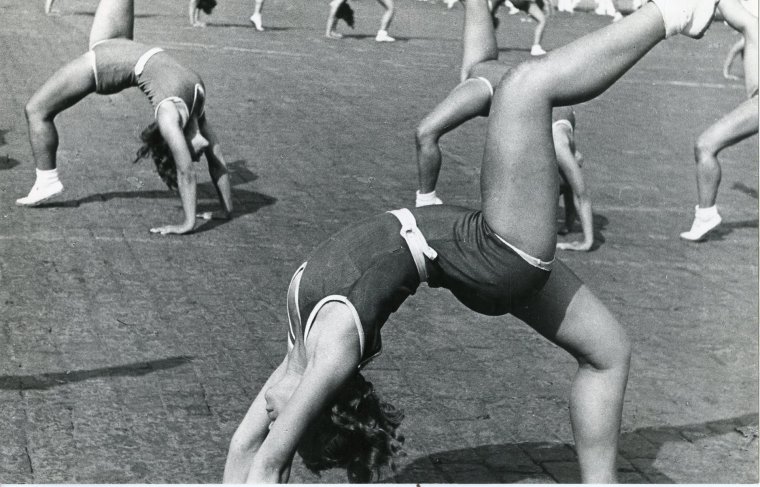 Александр Родченко парад физкультурников