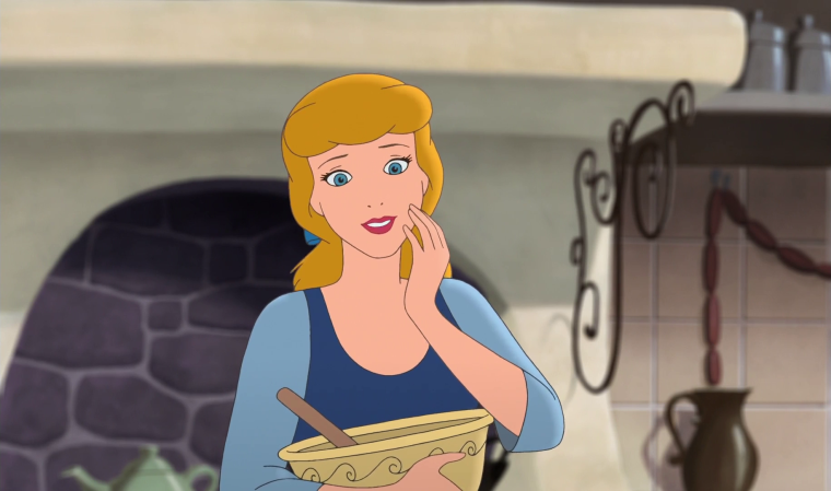 Золушка убирает