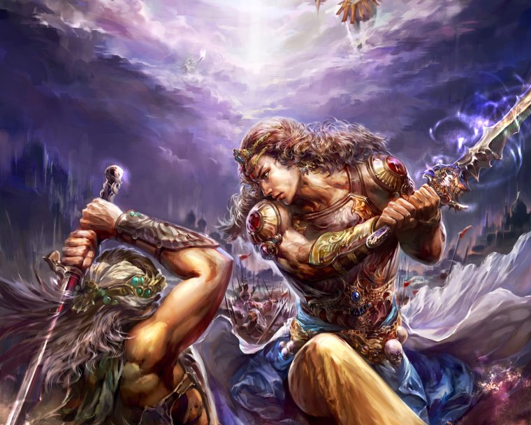 Воин фэнтези