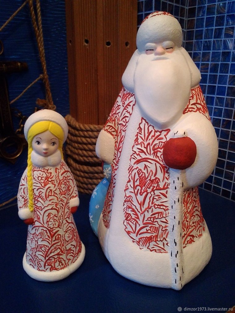 Дед Мороз и Снегурочка под елку СССР