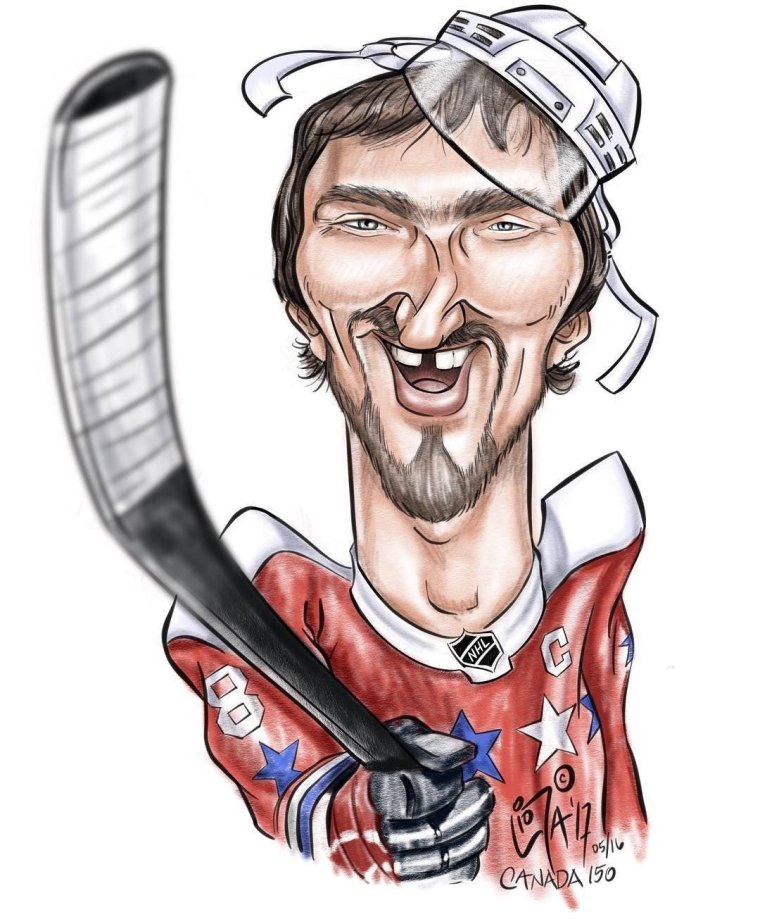 Александр Овечкин карикатура