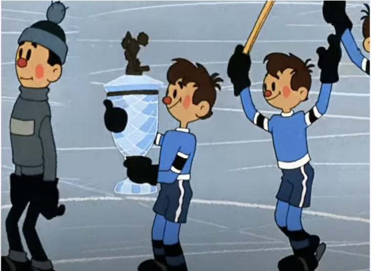 Советский мультик про хоккей шайбу шайбу