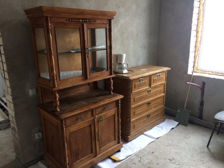 Винтажный комод сервант