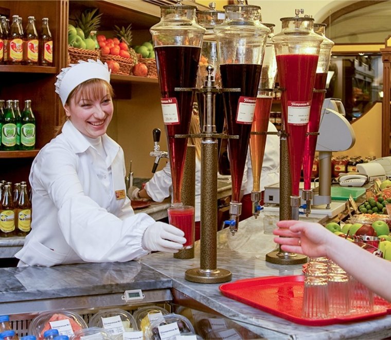 Разливной сок в СССР