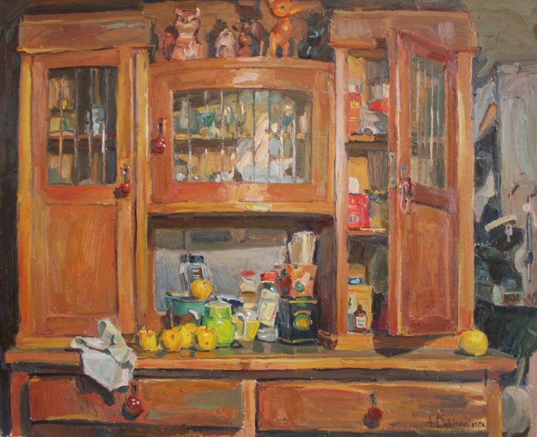 Вострецова Анастасия Олеговна старинный буфет картина