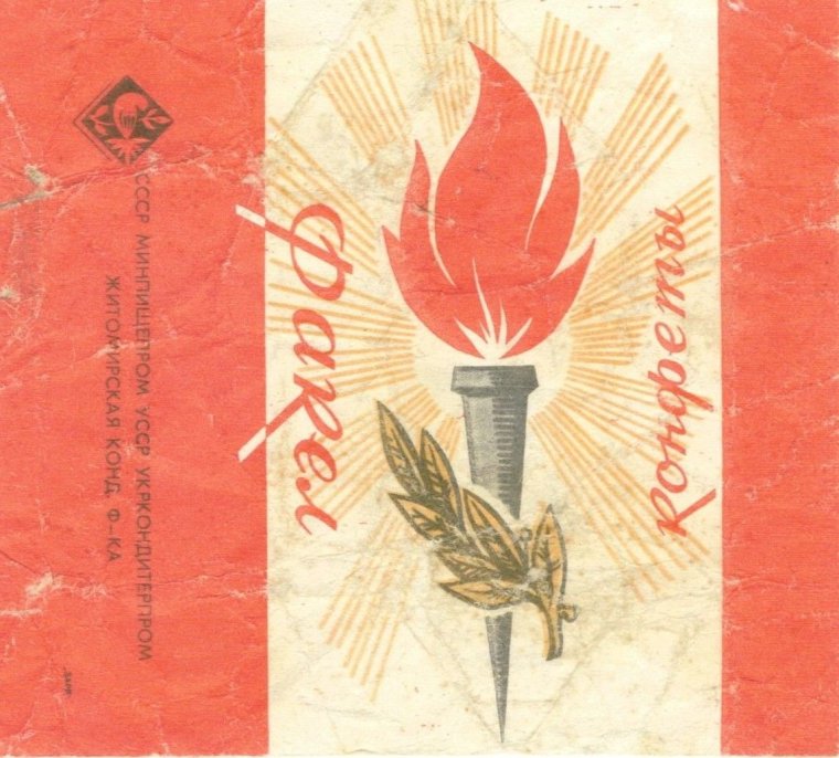 Конфеты СССР этикетки