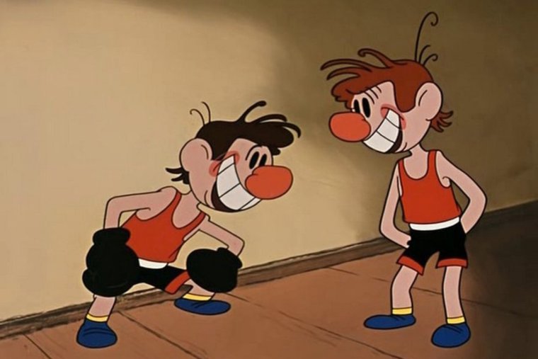 Советский мультфильм Метеор на ринге