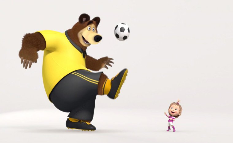 Маша и медведь футбол