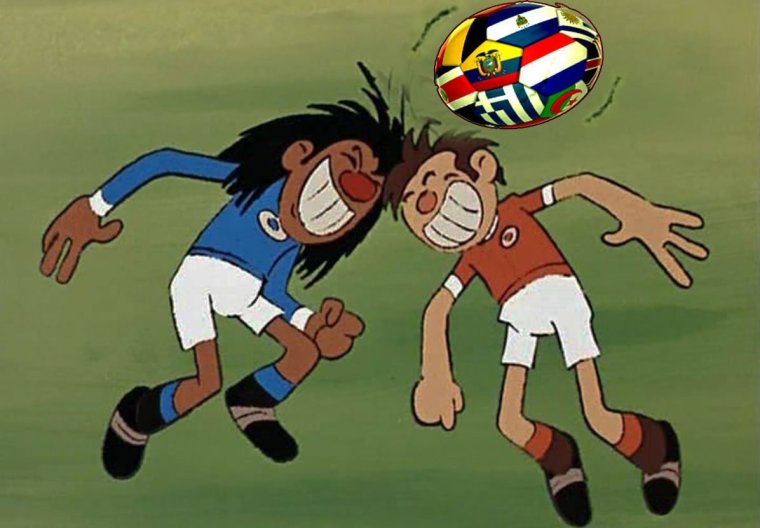 Футболист из мультика