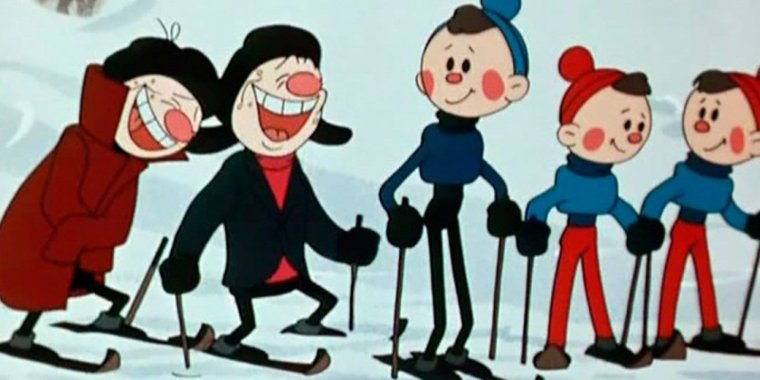 Снежные дорожки мультфильм