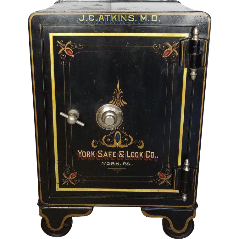 Lowrie safe & Lock Company старинный сейф