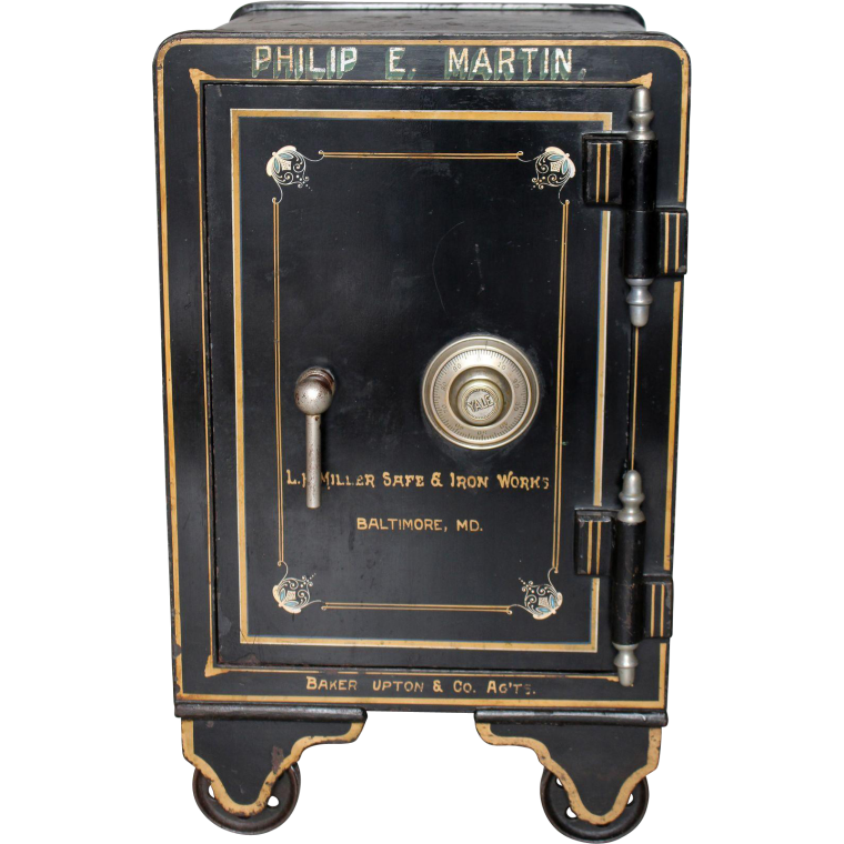 Сейф большой старинный