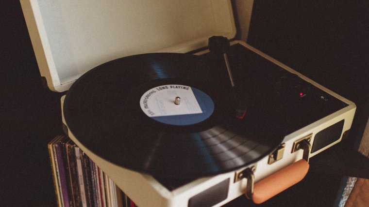 Эстетика пластинок проигрыватель виниловых AC/DC