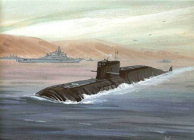 Подводная лодка 667 ВМФ СССР