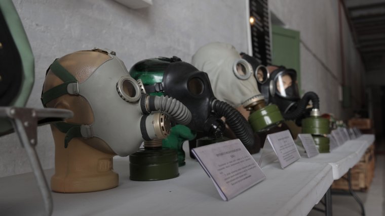 Советский противогаз флот