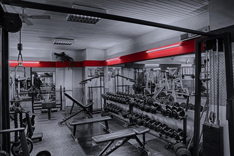 Спортзал чб