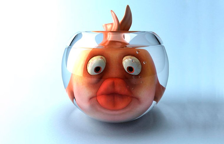 Пучеглазая рыба из мультика