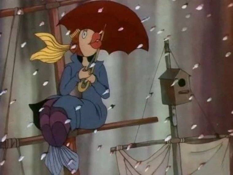 В синем море в белой пене мультфильм 1984