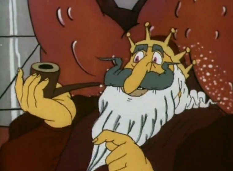 В синем море в белой пене мультфильм 1984