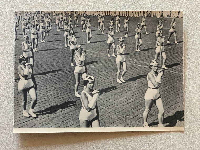 Парад физкультурников 1936