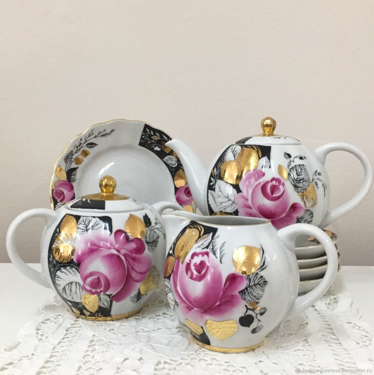 Чайный сервиз ИФЗ роза