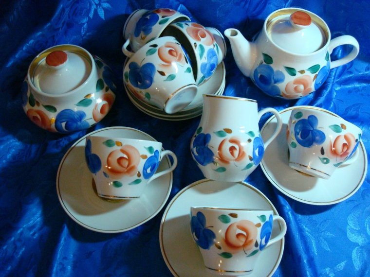 Чайный сервиз Барановский фарфоровый завод СССР
