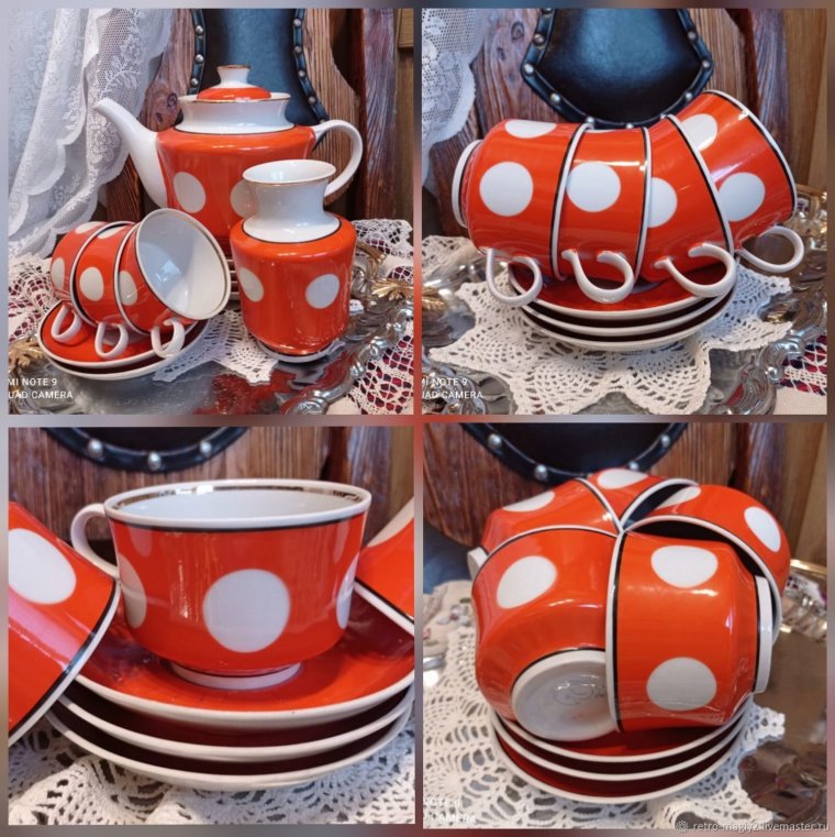 Тернопольский фарфоровый завод сервизы СССР