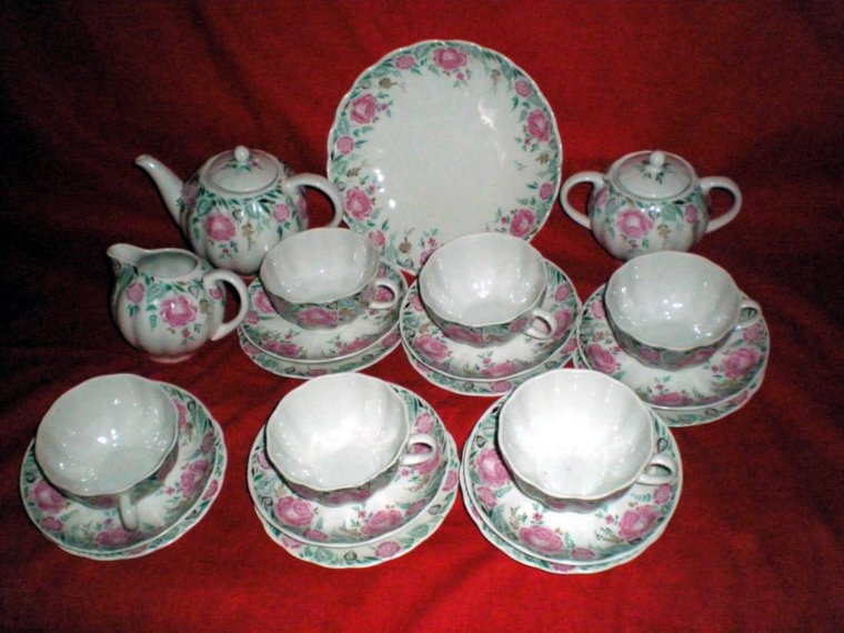 ЛФЗ фарфор чайный сервиз