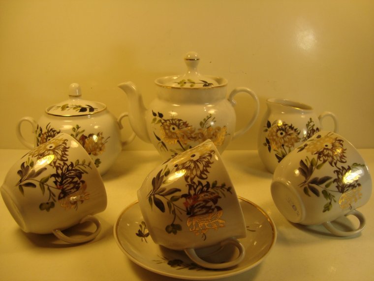 Чайный сервиз Барановский фарфоровый завод СССР