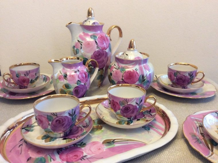 Дулево чайный сервиз Яснецов