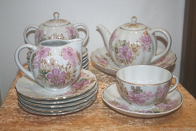 Чайный сервиз ЛФЗ Винтаж
