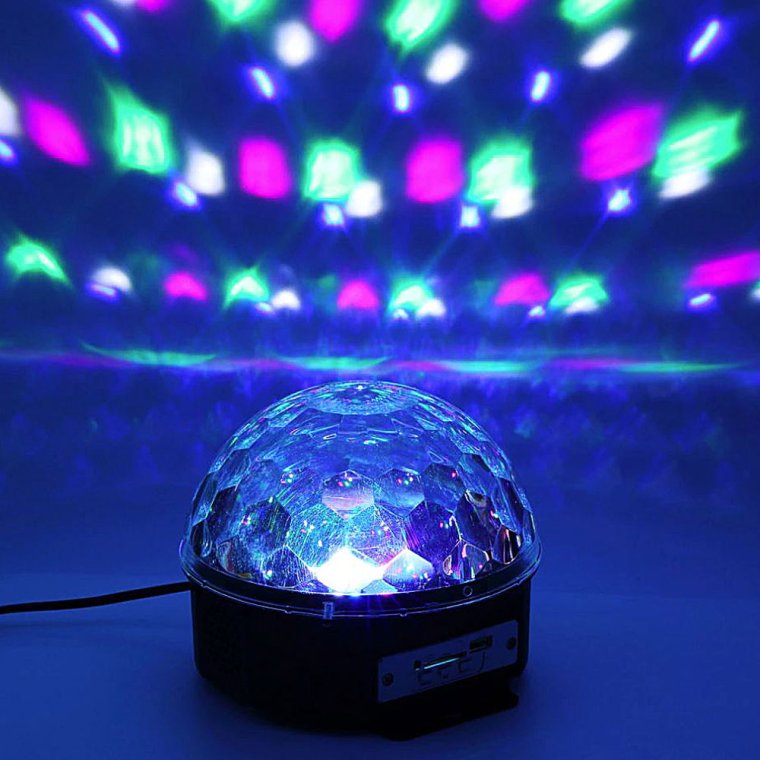 Диско шар Crystal Magic Ball Light