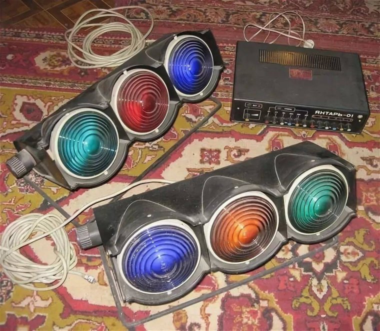 Цветомузыка СССР янтарь 01