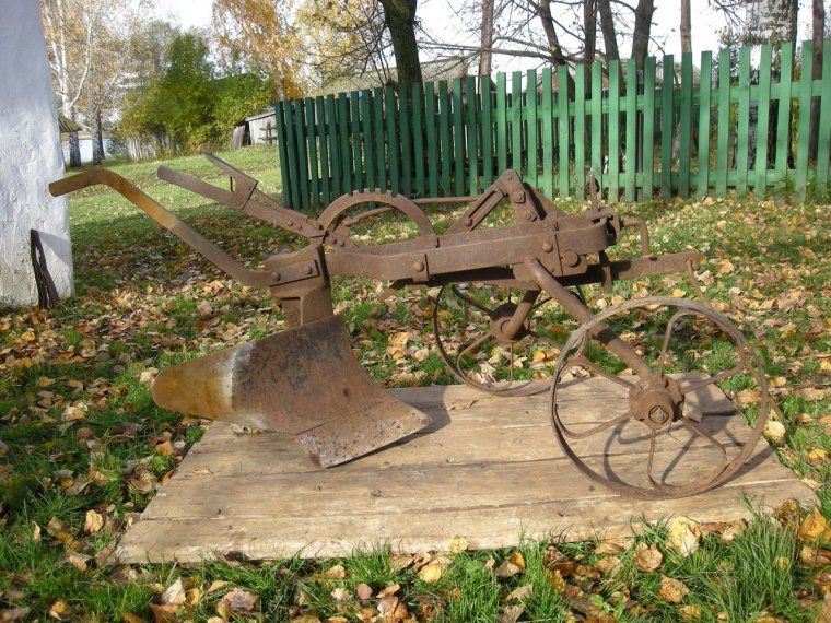 Конный плуг Орловский однолемешный