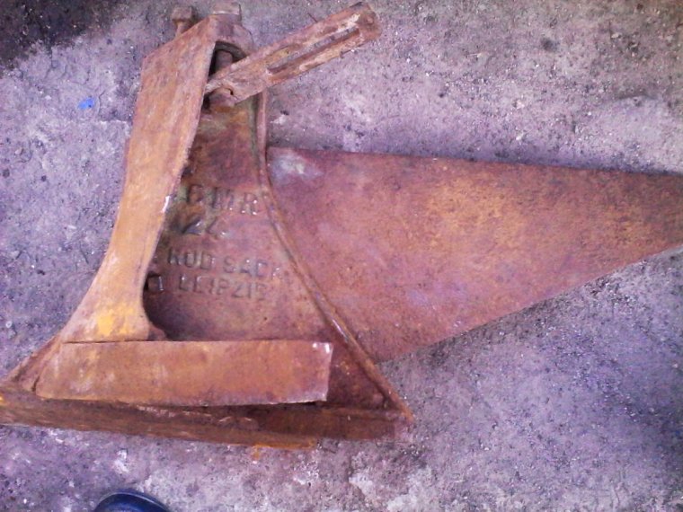 Немецкий конный плуг двухкорпусный