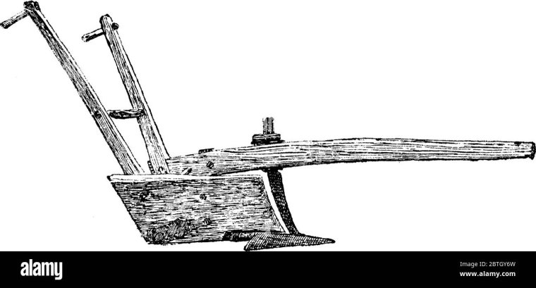 Плуг с железным лемехом (Сабан)