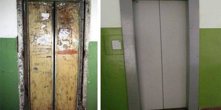 Очень старый лифт