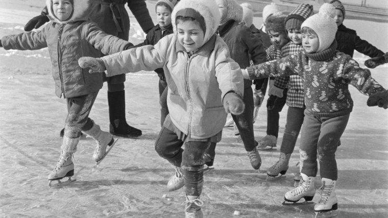 Советские дети зимой