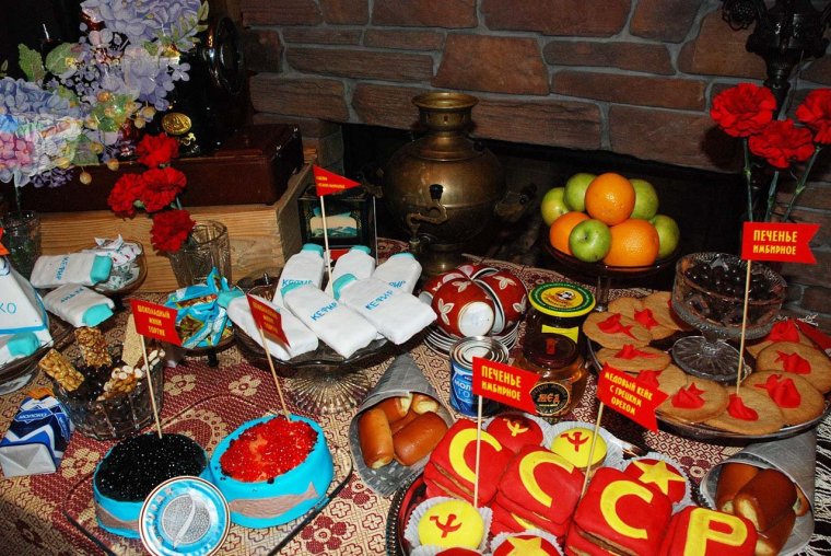 Вечеринка в стиле СССР атрибуты