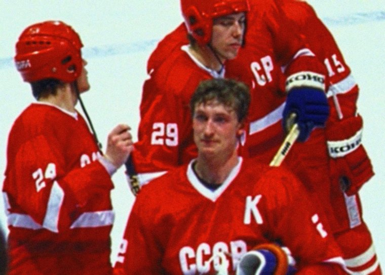 Уэйн Гретцки и Вячеслав Фетисов
