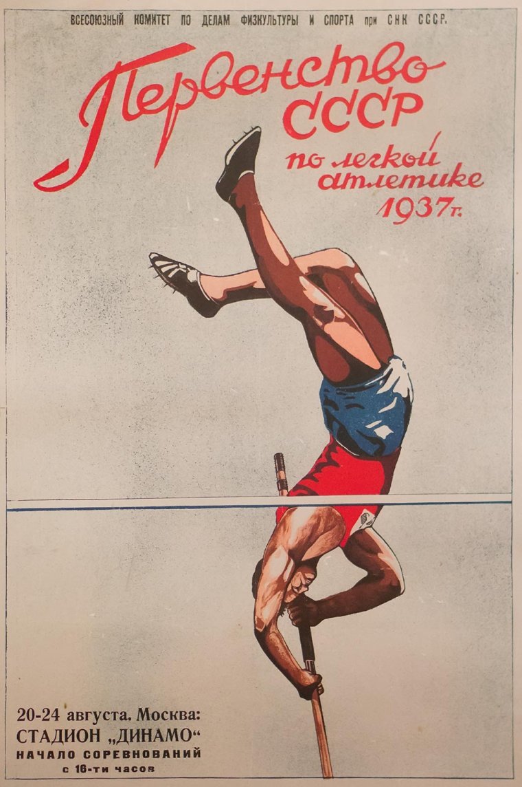 Старые спортивные плакаты