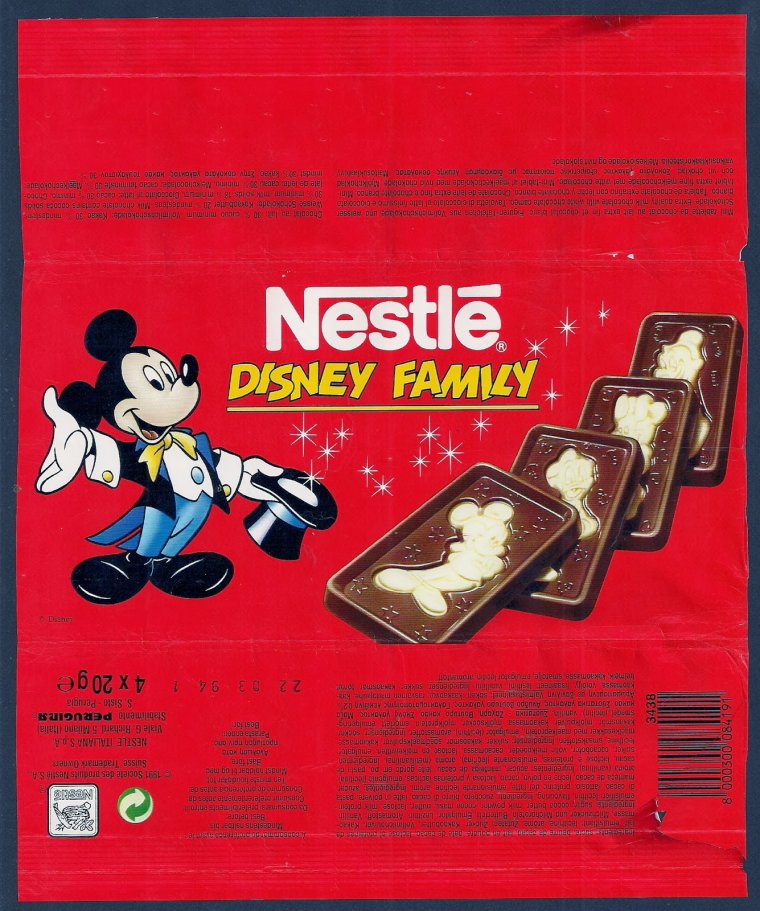 Дисней Фэмили шоколад