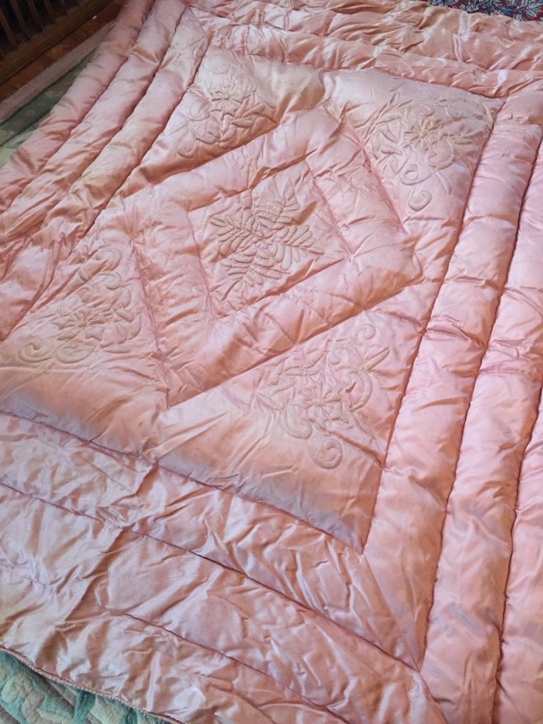 Атласное пуховое одеяло