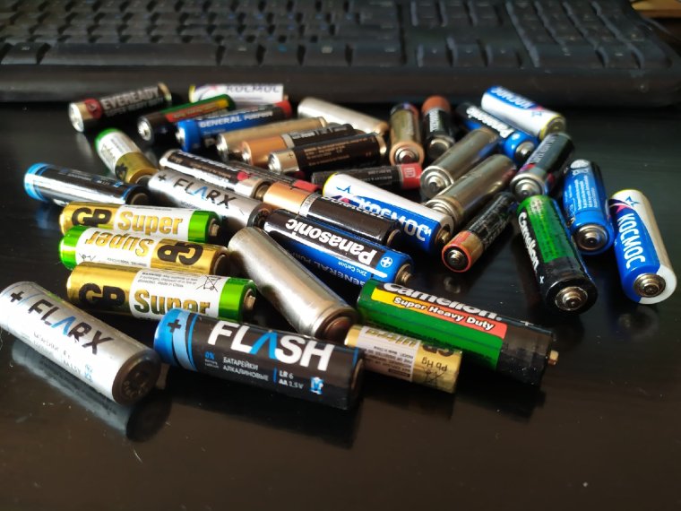 Старинные батарейки
