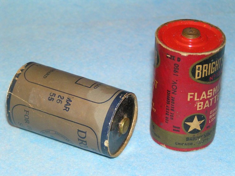 Типоразмеры советских батареек