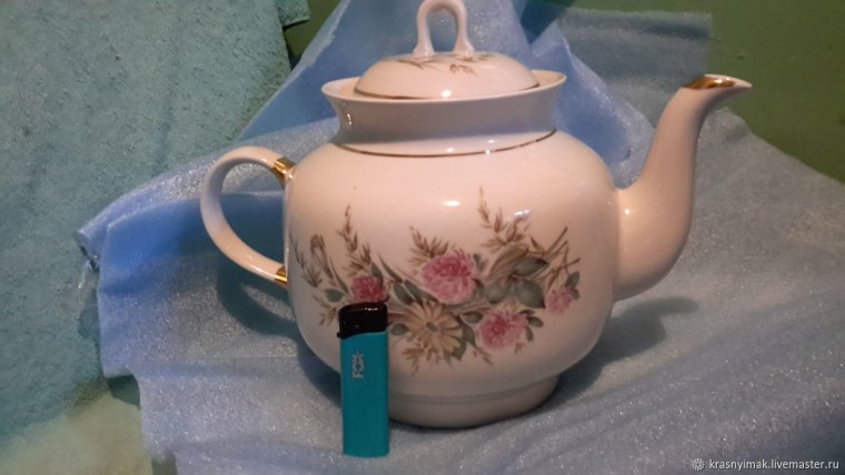 Чайник доливочный СССР зеленый