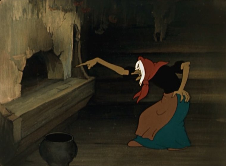 Гуси-лебеди мультфильм 1949 баба Яга